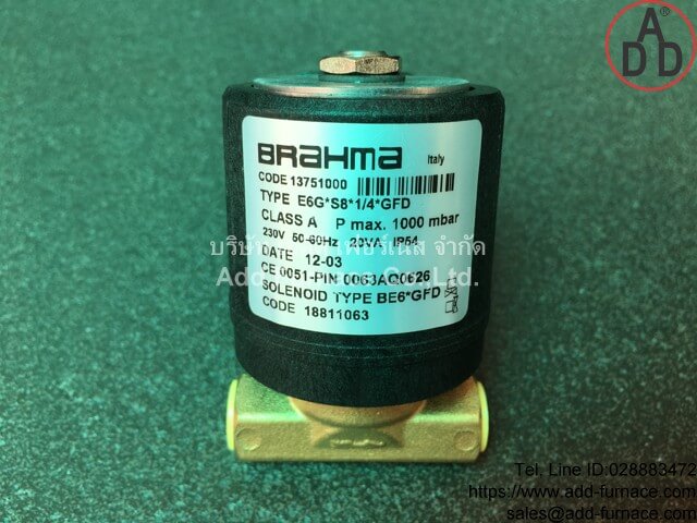 Brahma CODE 13751000 TYPE E6G*S8*1/4*GFD (1)